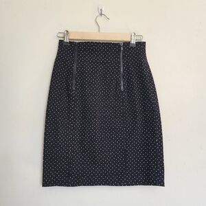 Vintage Forenza Sportwear Double Front Zip Pencil Skirt | Business Casual size 2